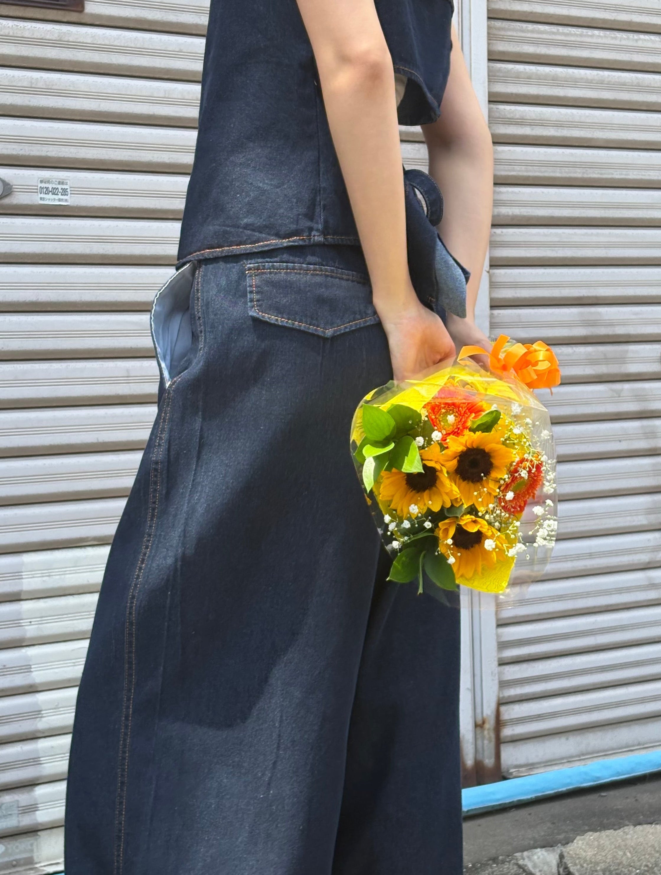 highwaist wide denim pants｜ハイウエストデニムパンツ｜uenui – Uenui