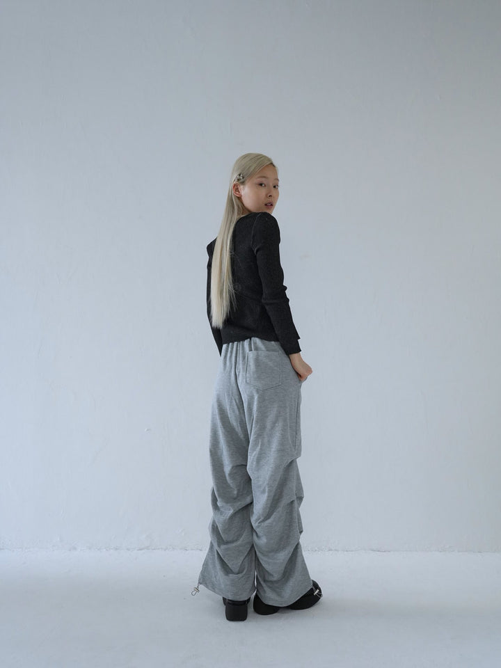 【 10月上旬発送予定 】layered rib knit top