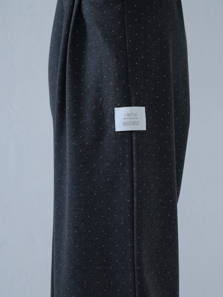 【 10月上旬発送予定 】dot pattern wide slacks
