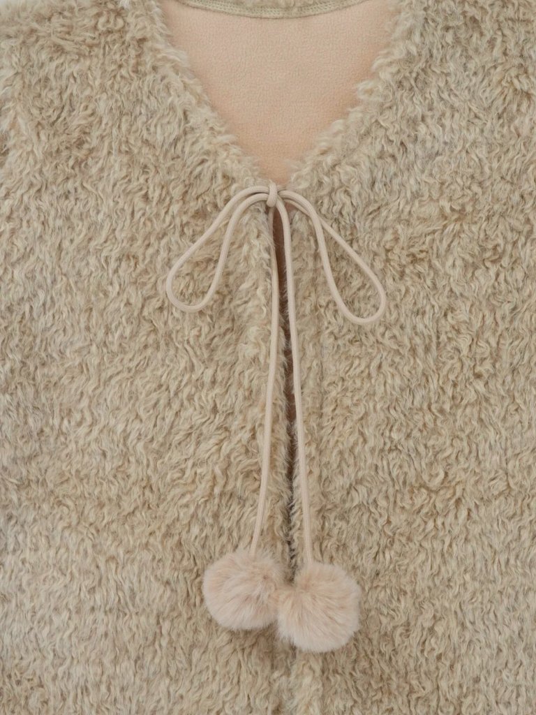 fur knit vest【 1/15 19時発売 】