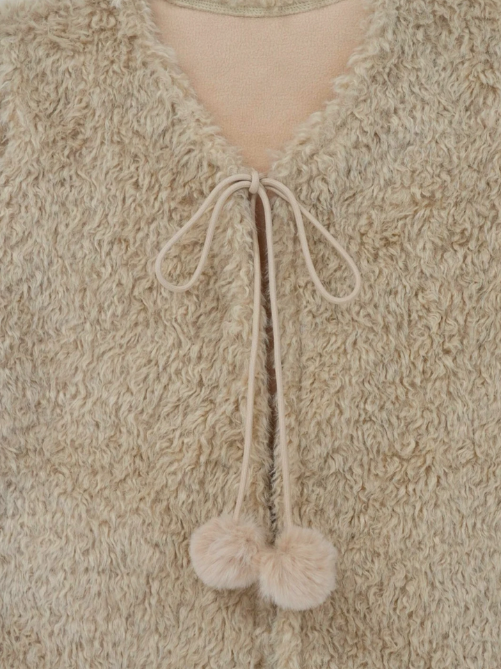 fur knit vest【 1/15 19時発売 】