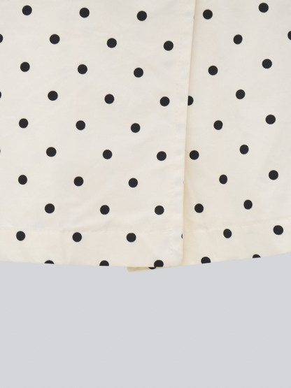 dot button blouse