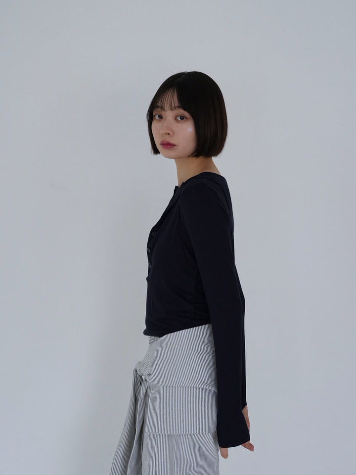 cutout layered tee