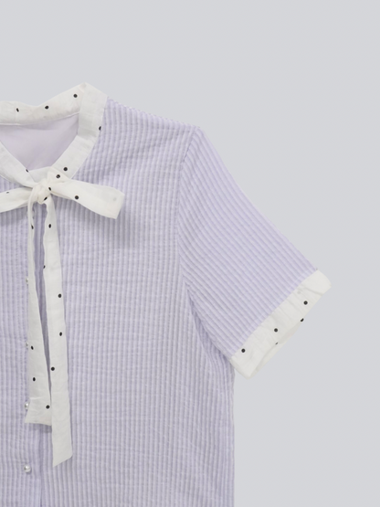 stripe dot shirt