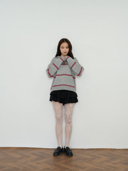 border half zip knit