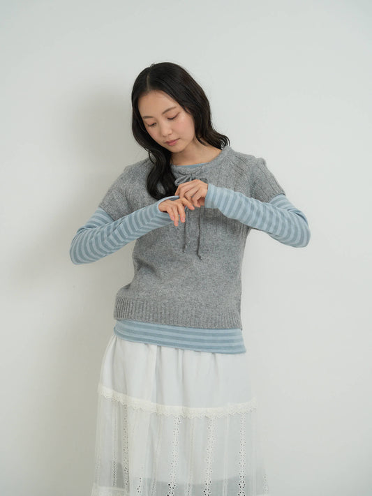 soft rib ribbon knit