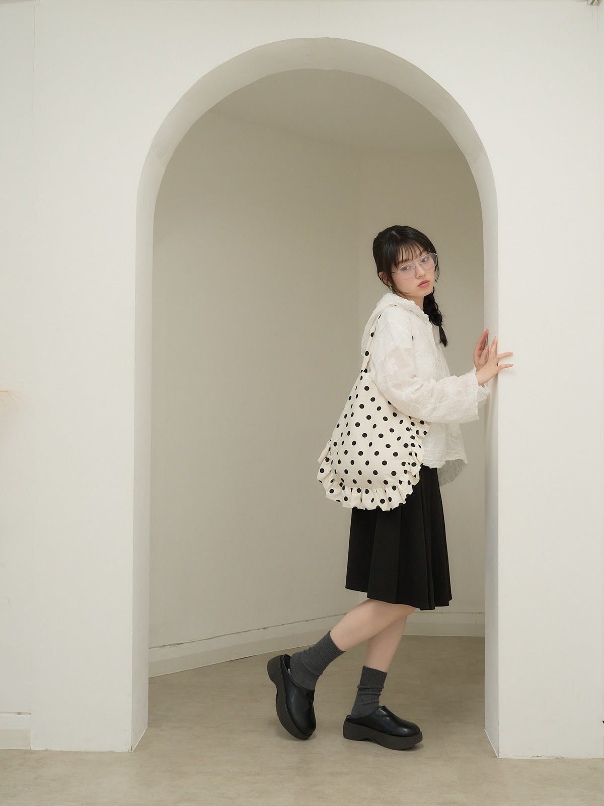 embroidery lace hoodie