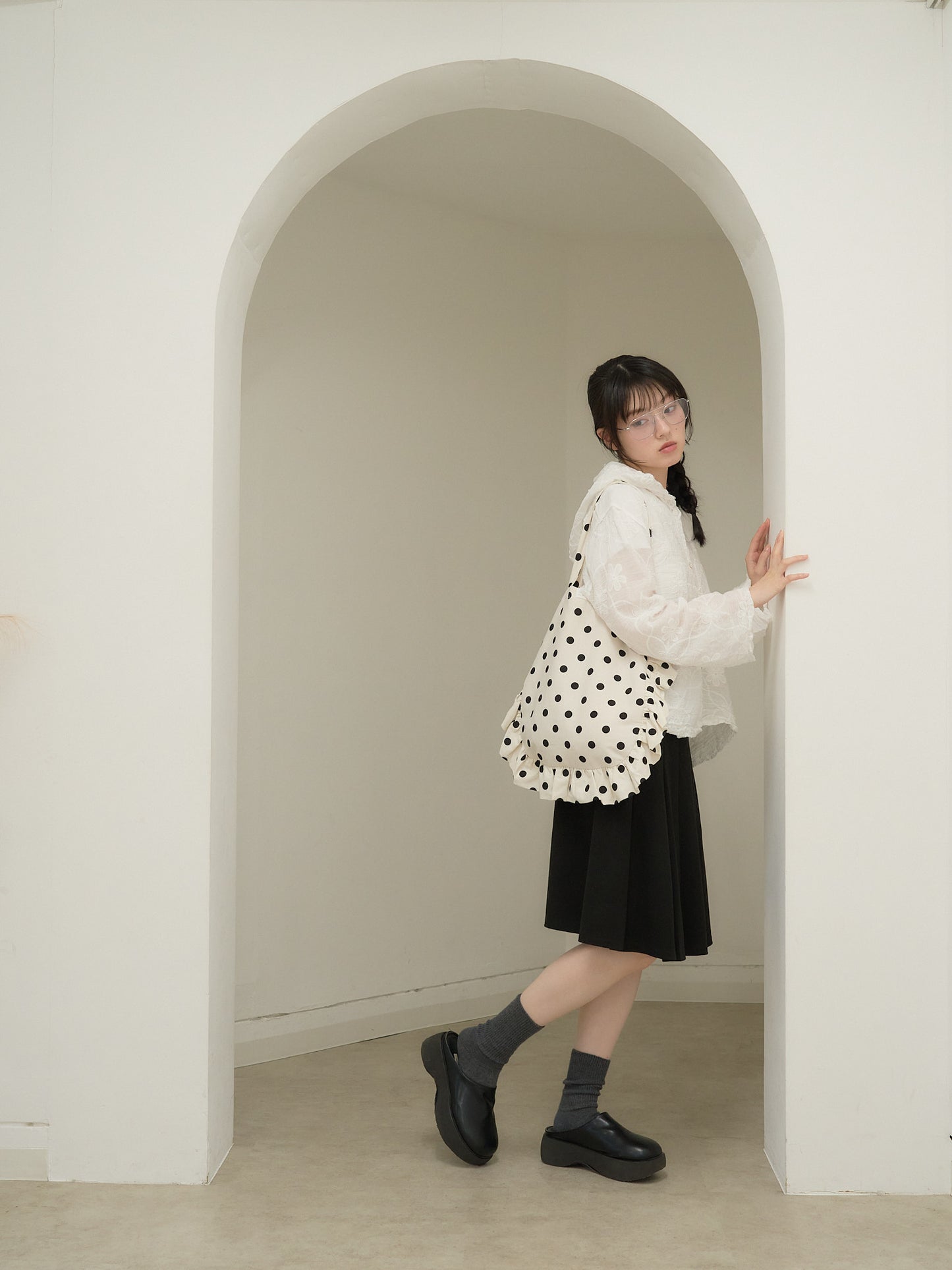 embroidery lace hoodie