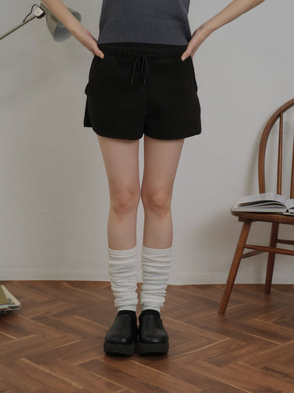 fleece short pants