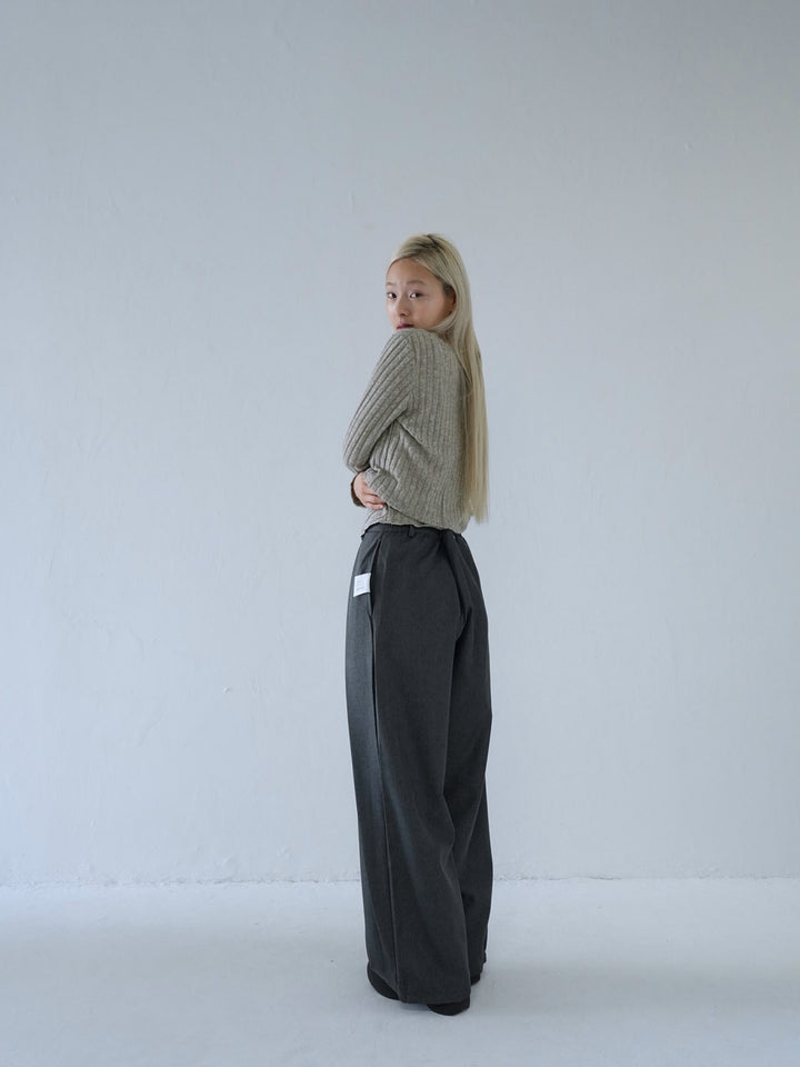 【 10月上旬発送予定 】ribbed ruched cami & cardigan set