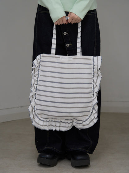 frill tote bag