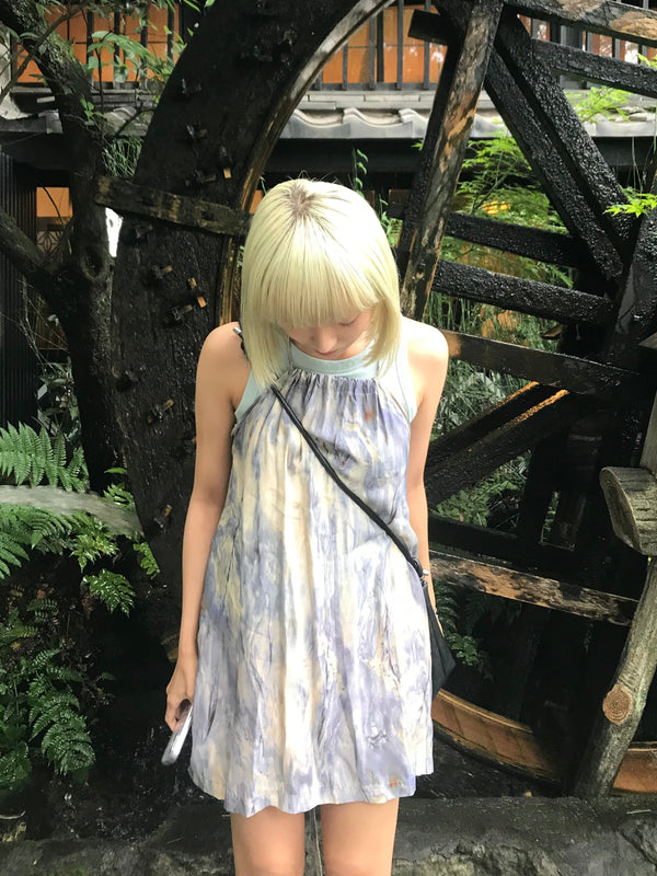 marble camisole mini one piece