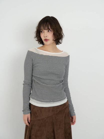 border long sleeve top