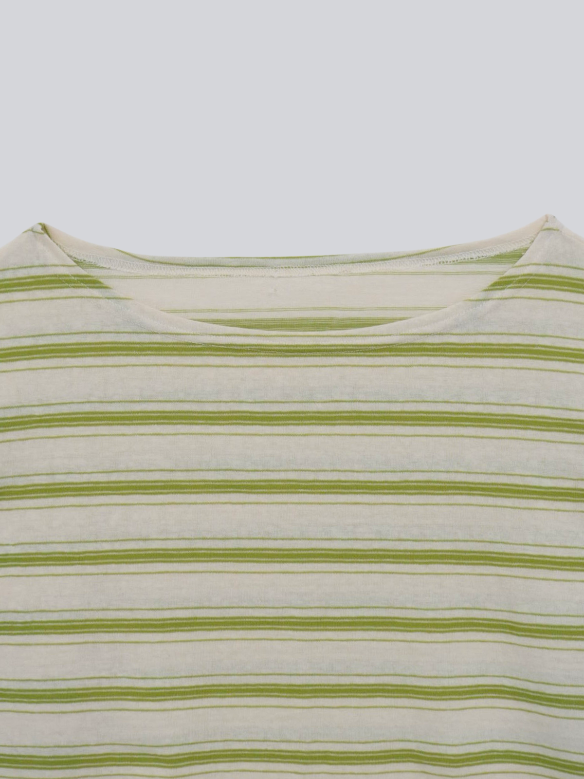 long sleeve border tee