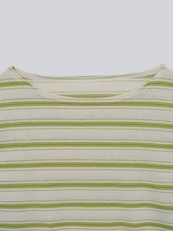 long sleeve border tee