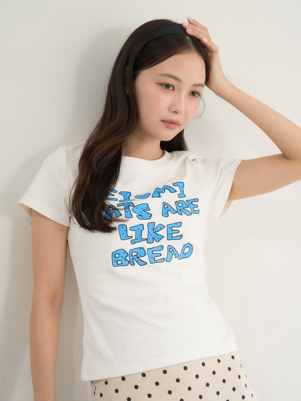 logo crop tee