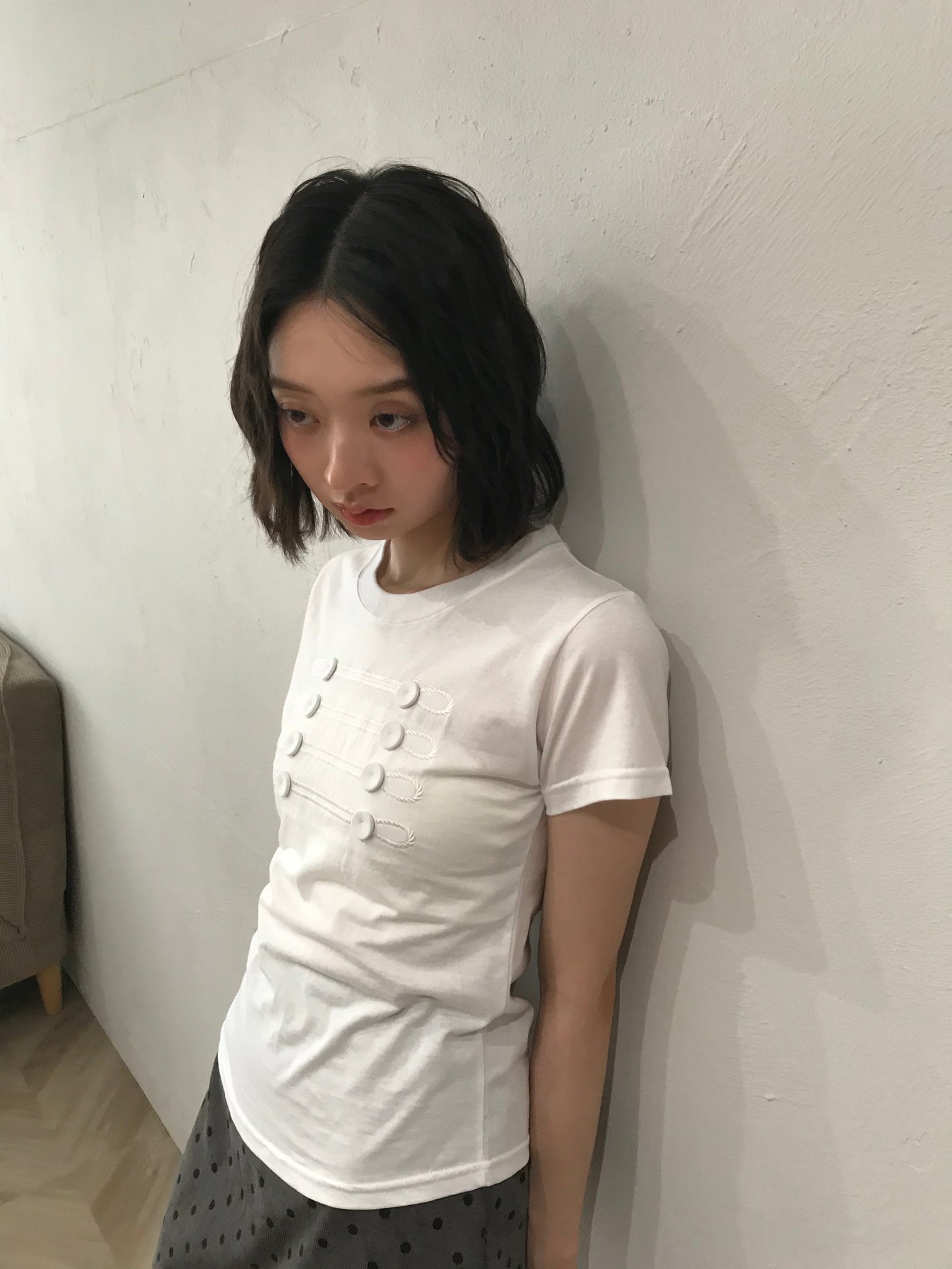 military button tee
