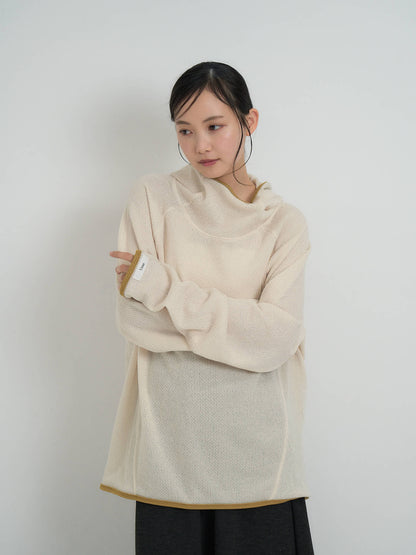 contrast trim ribbed foodie