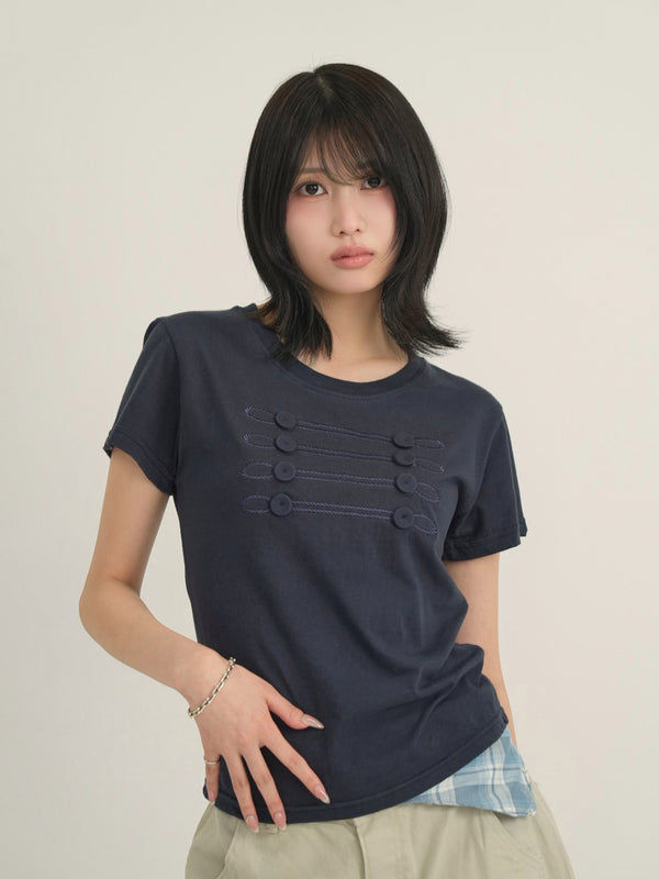 military button tee