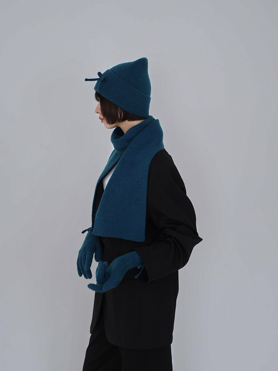 【8月26日発送予定】ribbon knit 3piece set