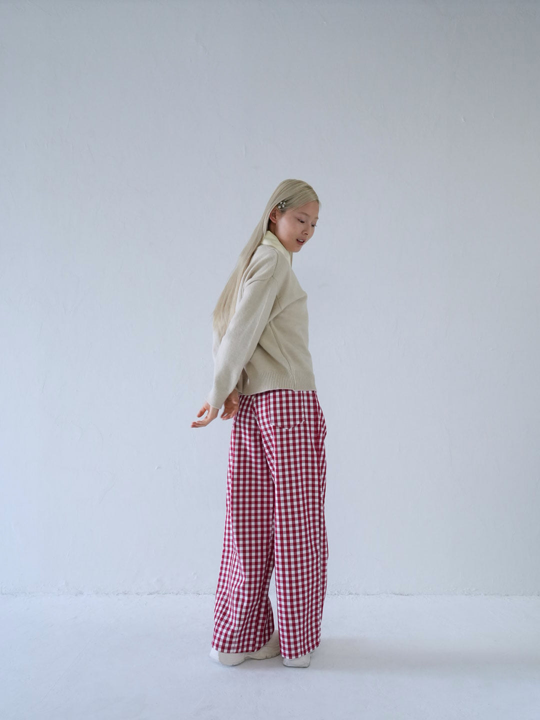 【 10月上旬発送予定 】duck knit sweater
