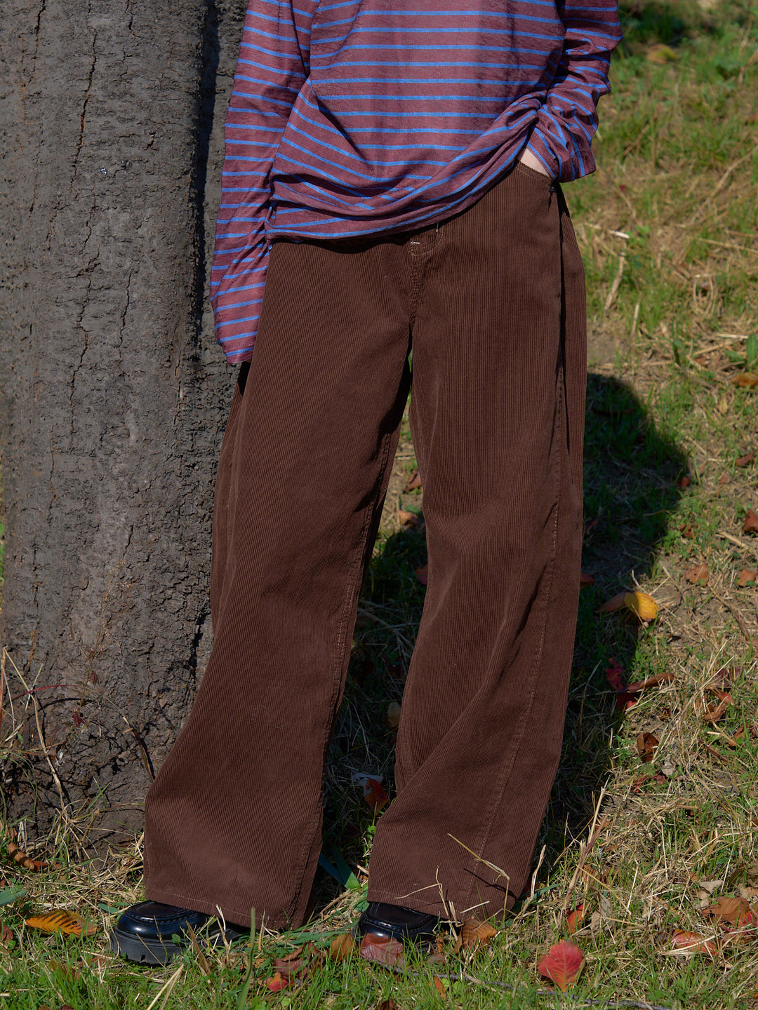 corduroy bootcut pants