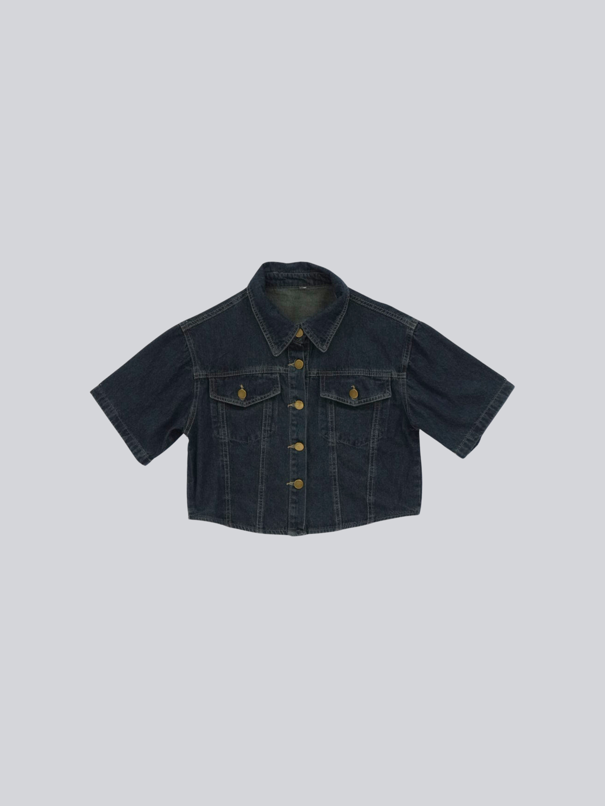 denim short jacket