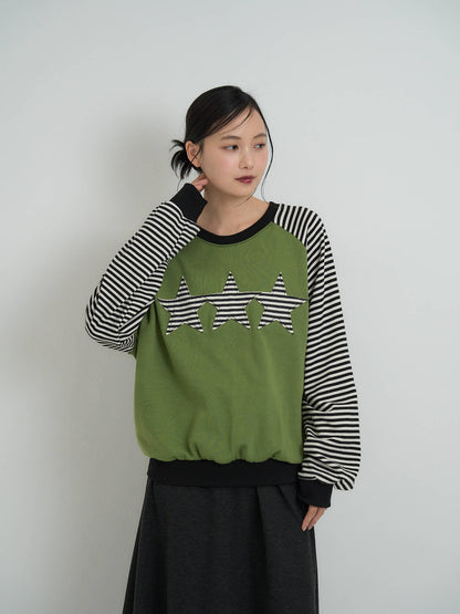 star patch border sweat