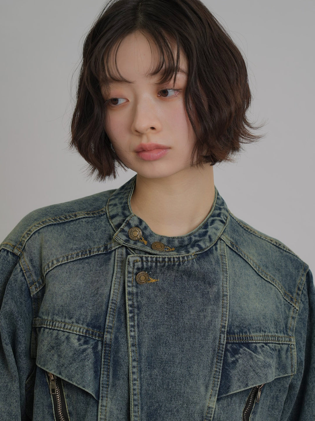 short denim jacket【1/15発送予定】