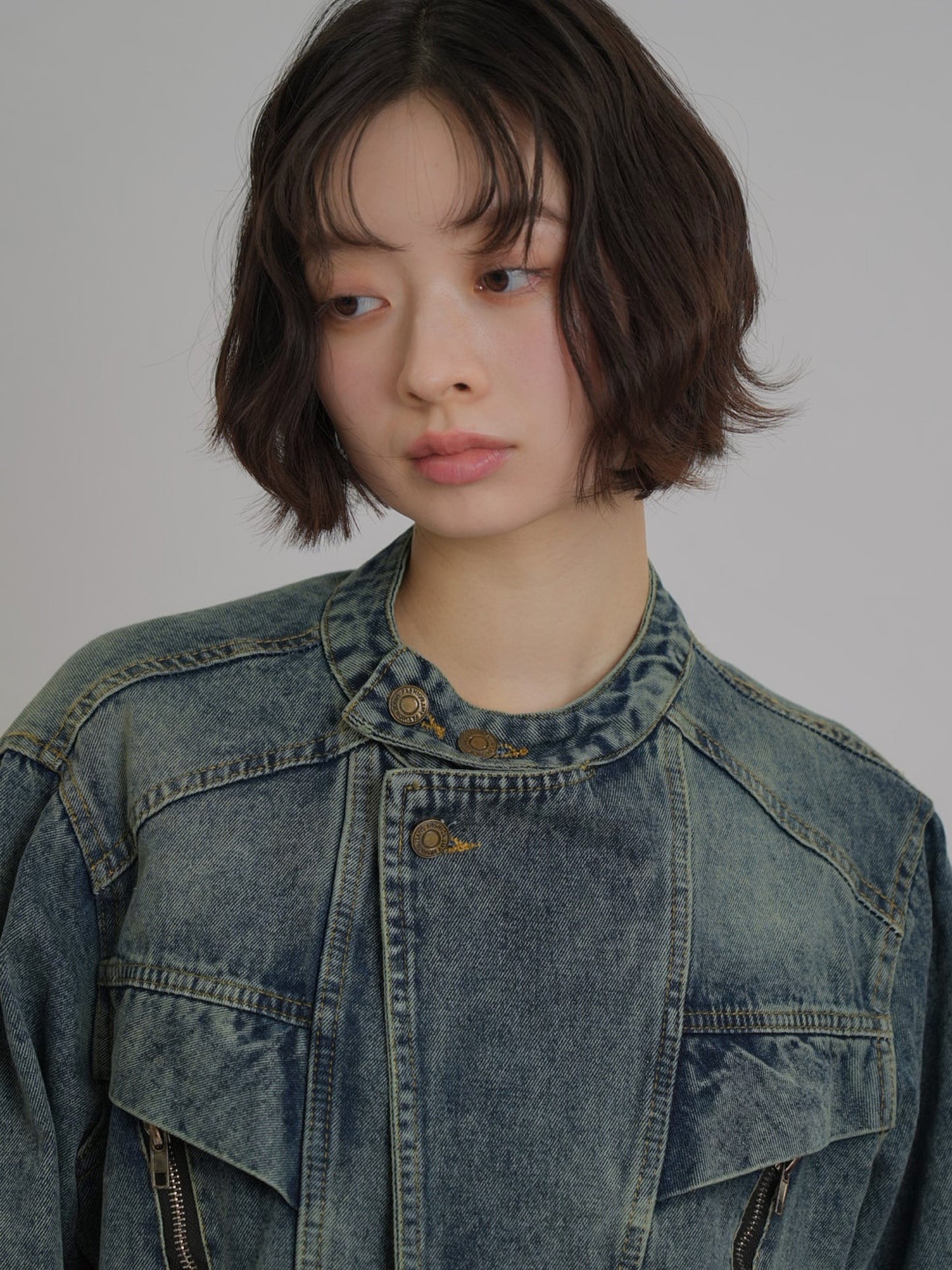 short denim jacket