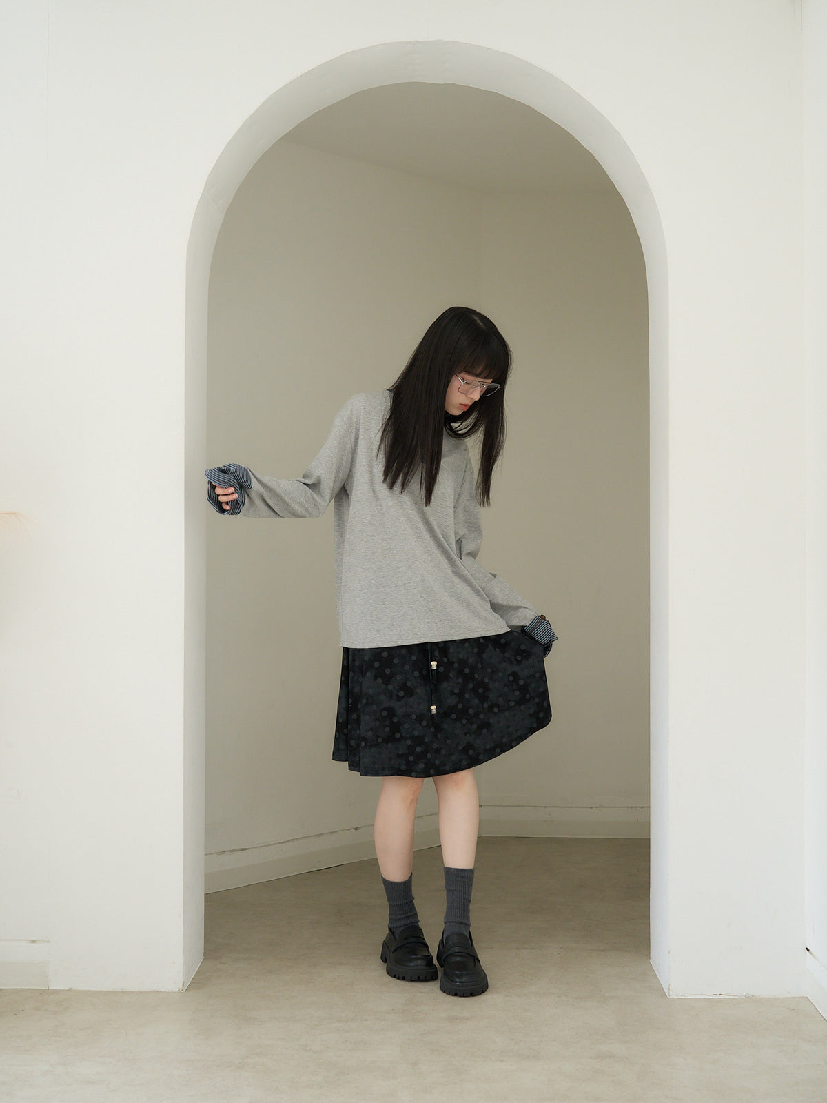 border henley long sleeve tee