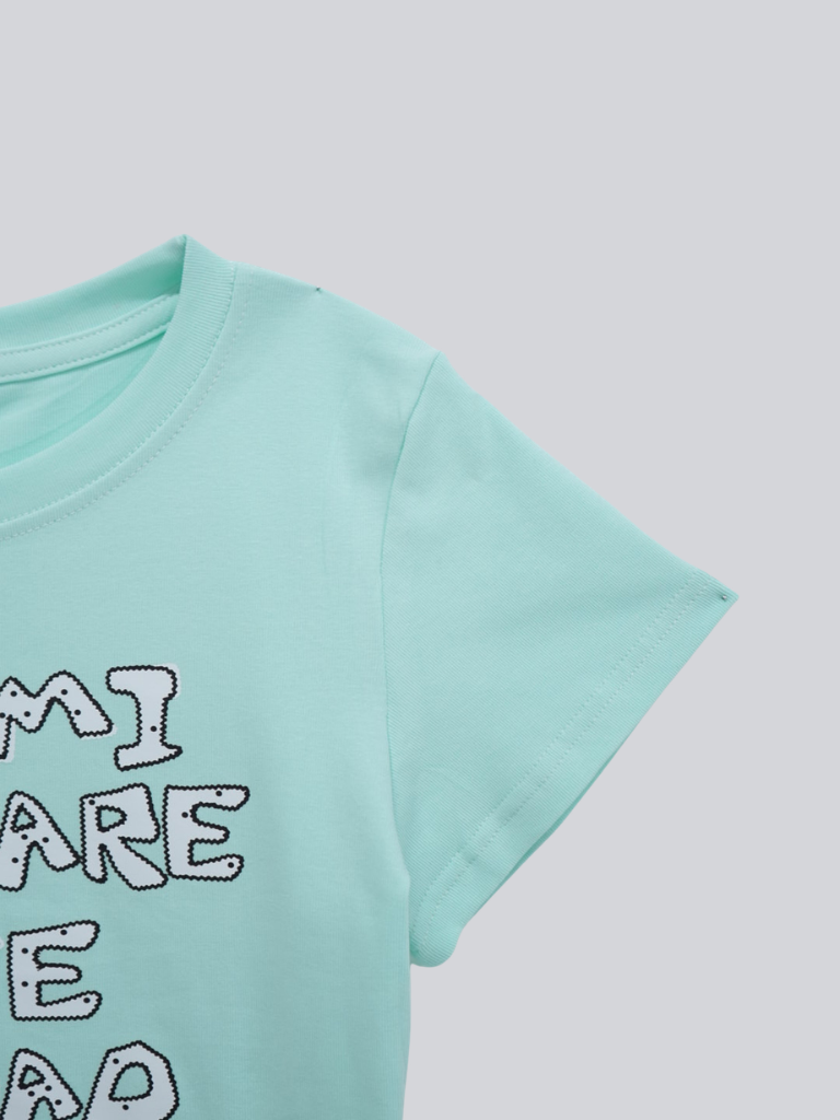 logo crop tee