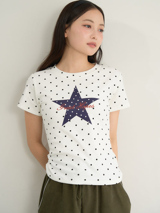 dot star tee