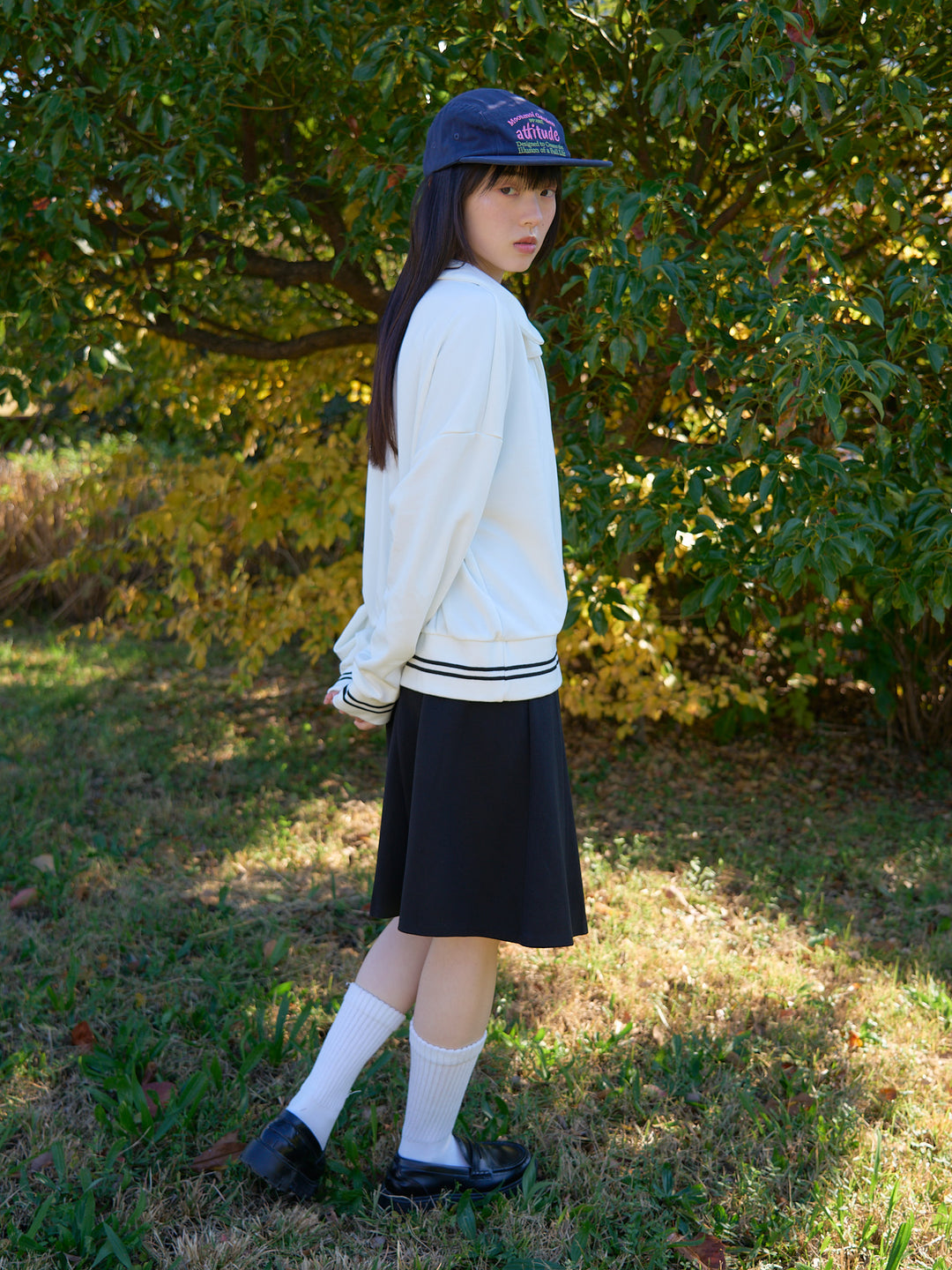 white sailor sweat