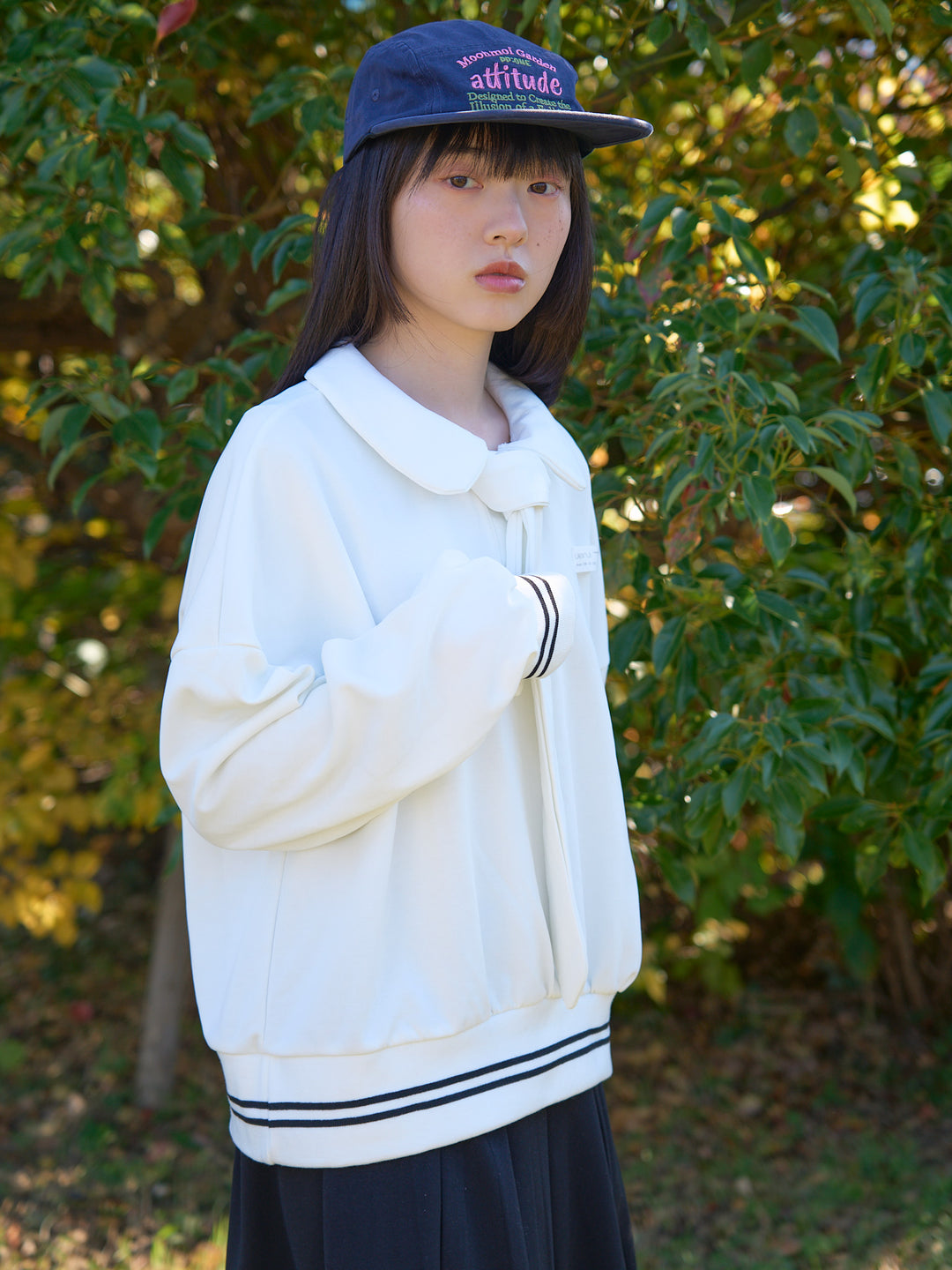 white sailor sweat