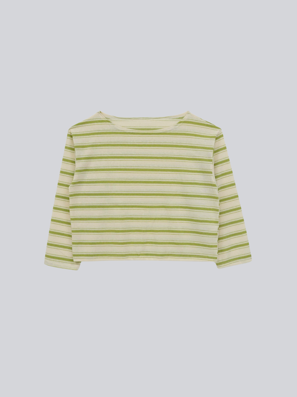 long sleeve border tee