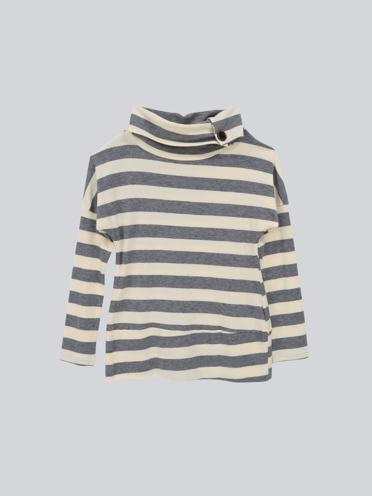 2way neck border knit