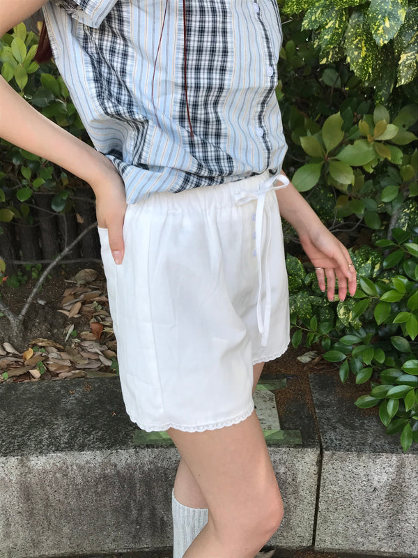 レース ショートパンツ カジュアルガーリー レディース Uenui