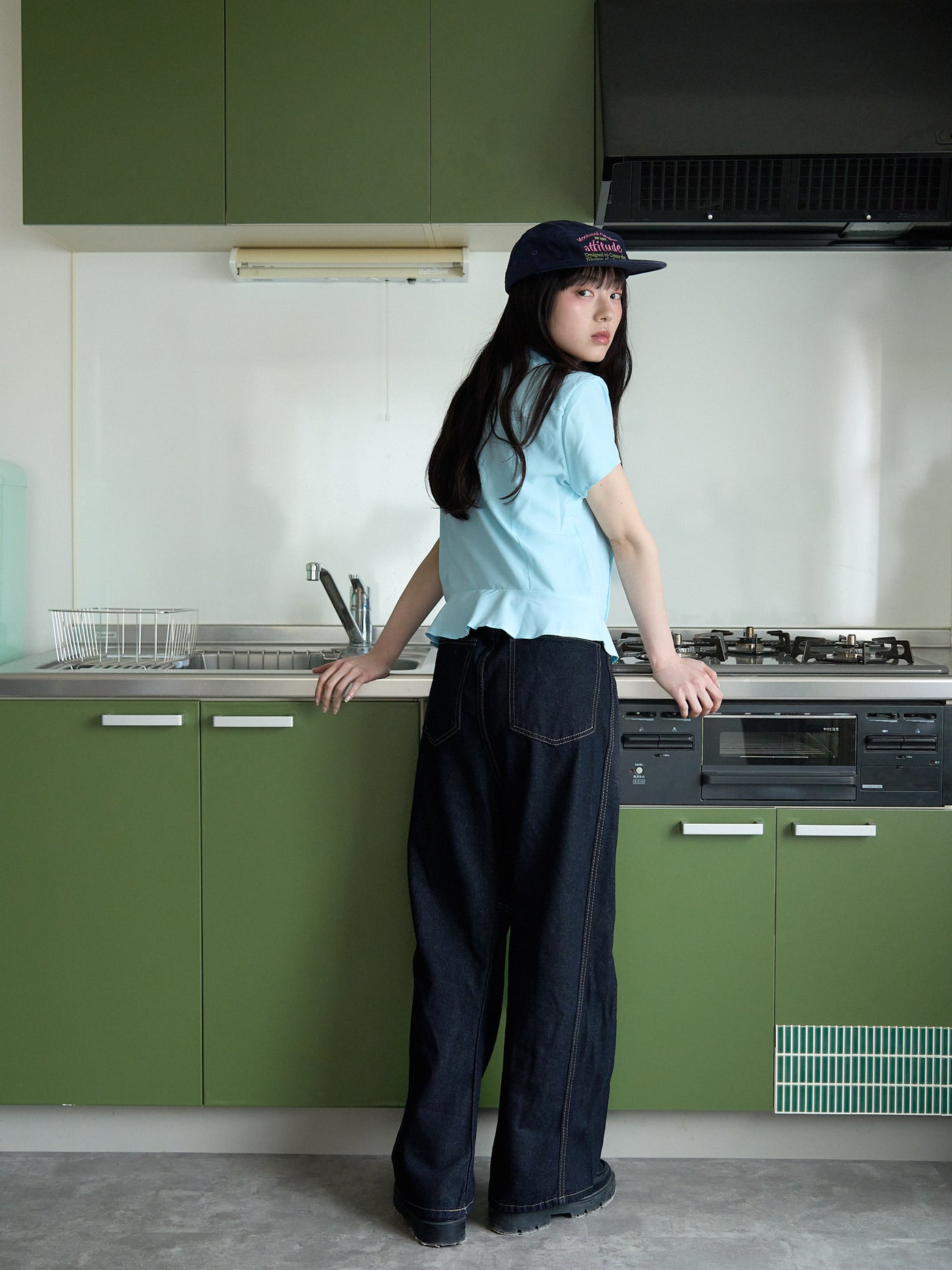 ピンタック 半袖シャツ 大人カジュアル レディース Uenui