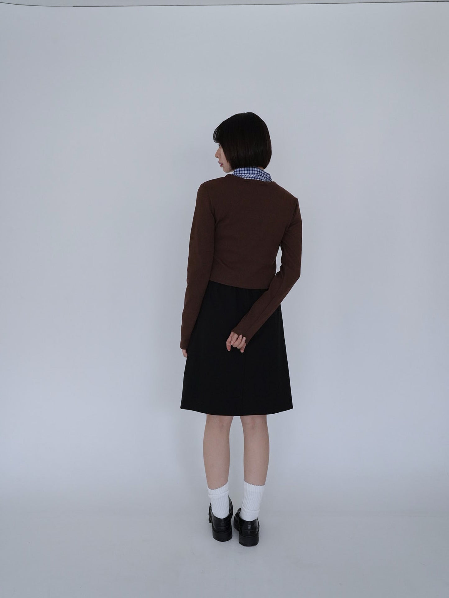 layered cropped jacket