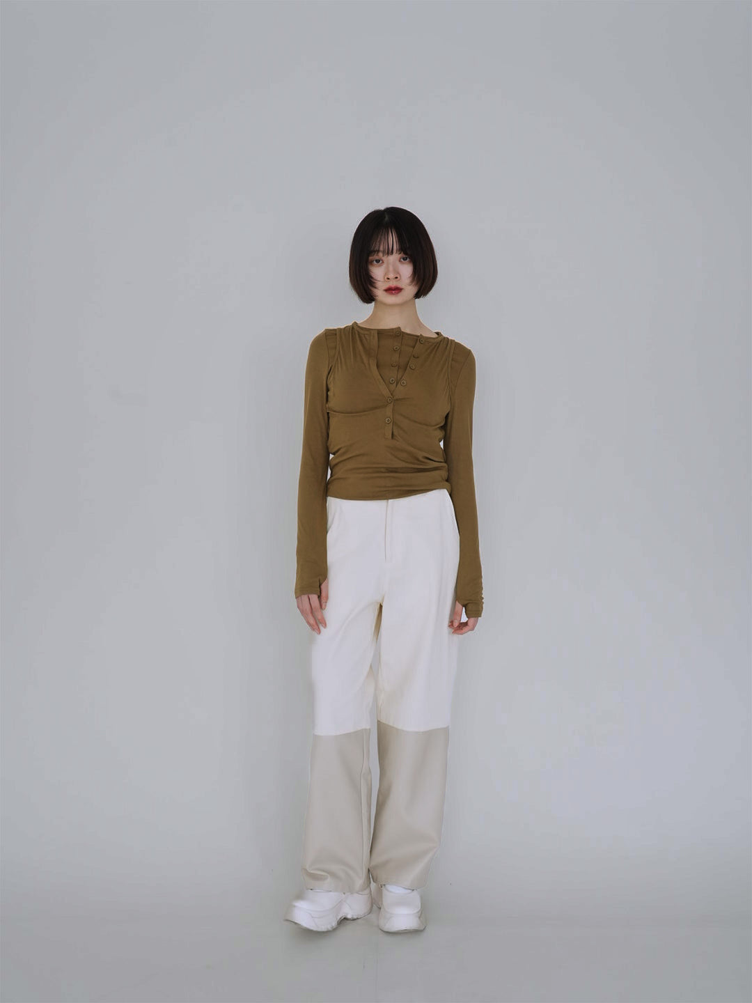 cutout layered tee