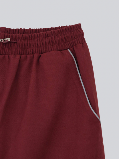 stitch line wide pants