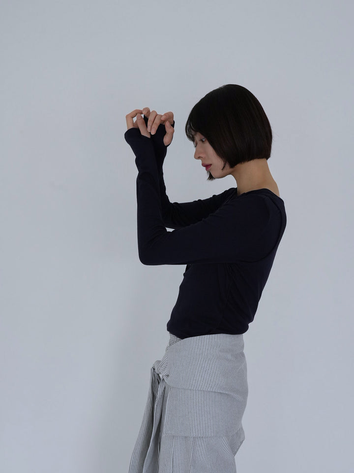 cutout layered tee