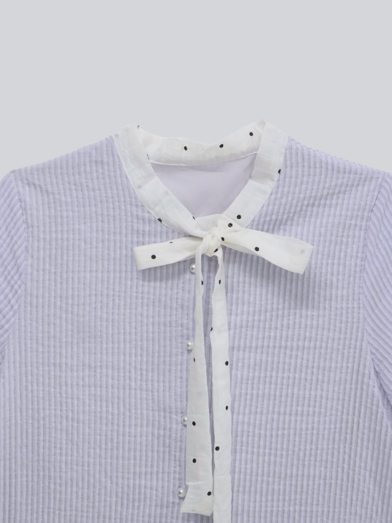 stripe dot shirt