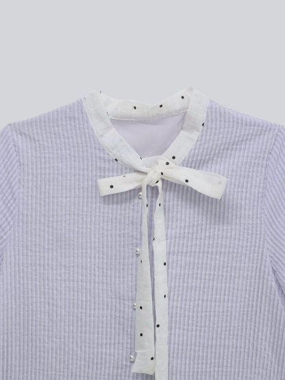 stripe dot shirt