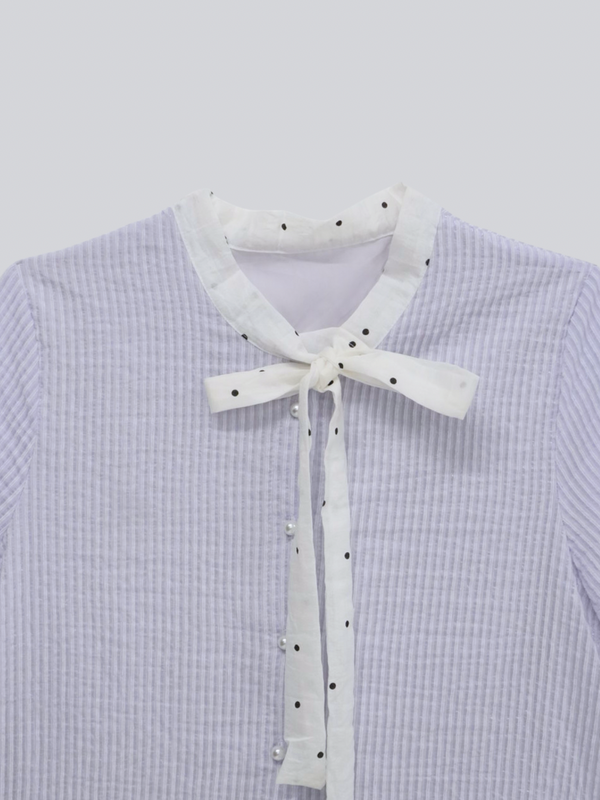 stripe dot shirt