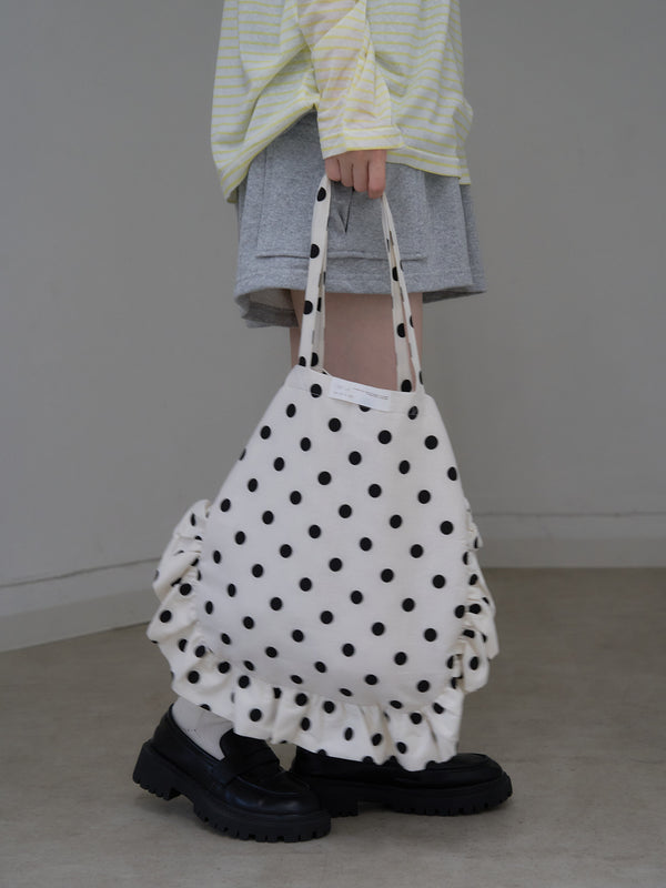 frill tote bag