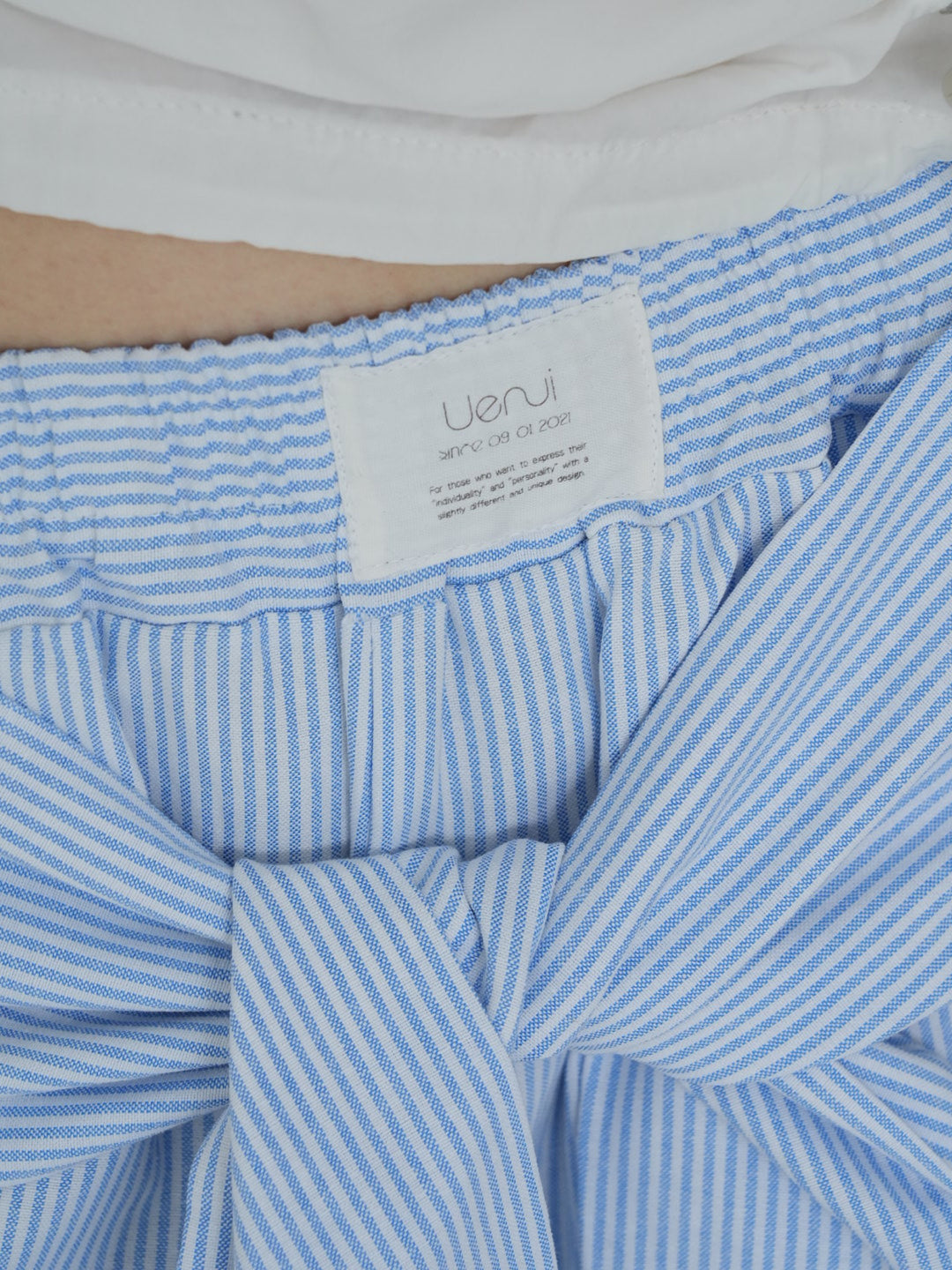 【8月26日発送予定】waist ribbon wide pants