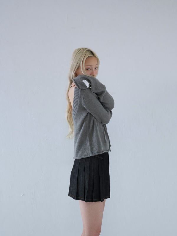 tie ribbon knit