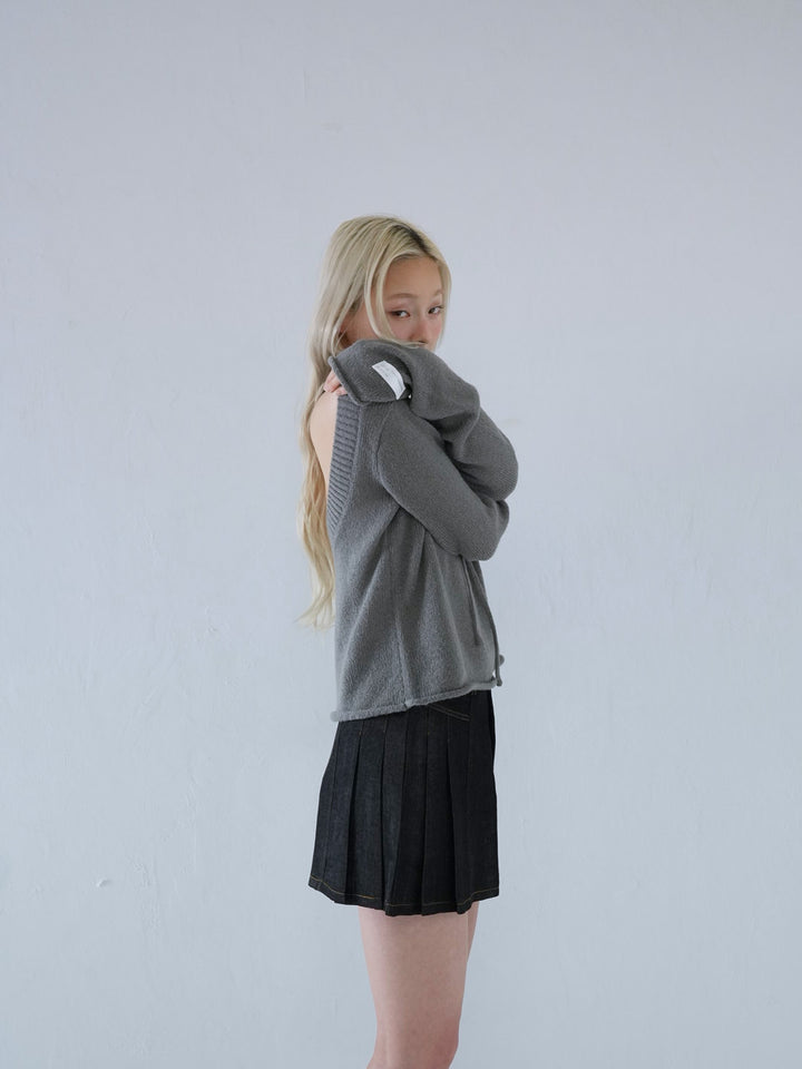 【 10月中旬発送予定 】tie ribbon knit